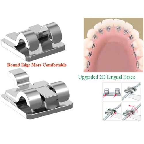 2D Metal Lingual Bracket 